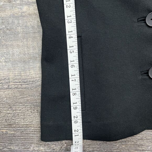 Gap Blazer Black Jacket Women's 2 Button Single Breasted Size Small - Picture 9 of 10